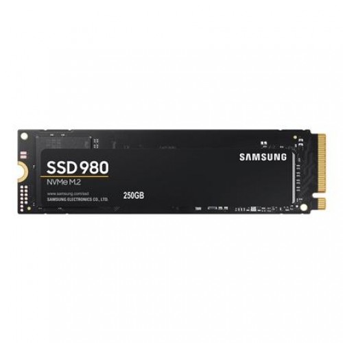 Samsung V-NAND SSD 980 250 GB SSD form factor M.2 2280 SSD interface M.2 NVME Write speed 1300 MB/s Read speed 2900 MB/s image 1