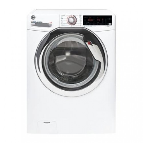 Hoover H3WS437TAMCE/1-S Washing Machine, A, Front loading, Washing 7 kg, 1300 RPM, White Hoover image 1