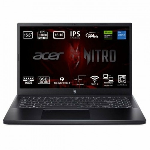 Piezīmju Grāmatiņa Acer Nitro V 15 ANV15-51 15,6" Intel Core i7-13620H 16 GB RAM 512 GB SSD image 1