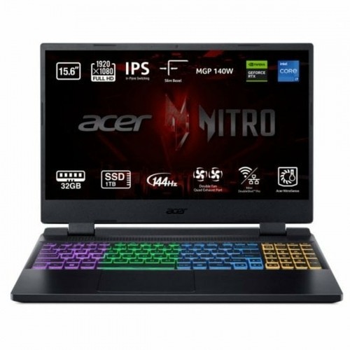 Ноутбук Acer Nitro 5 AN515-58-77YB 15,6" i9-12900H 32 GB RAM 1 TB SSD image 1
