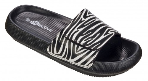 Slippers for women V-Strap BECO ZEBRA VIBES 0 38  black image 1