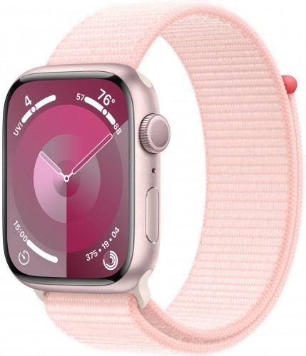 Apple Watch 9 GPS 45mm Sport Loop, pink (MR9J3ET/A) image 1