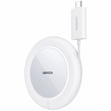 Wireless Charger UGREEN CD245, 15W (white)