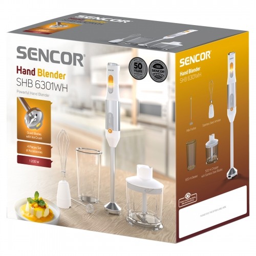 Hand mixer Sencor SHB6301WH, white image 2