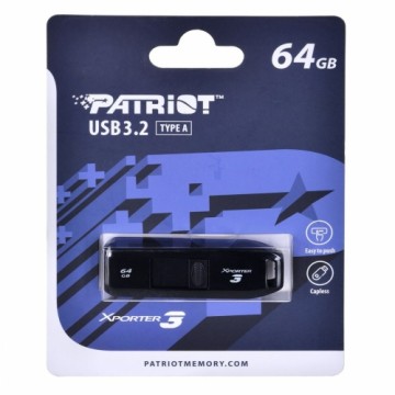 USB Zibatmiņa Patriot Memory Xporter 3 Melns 64 GB