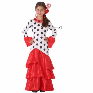 Bigbuy Carnival Маскарадные костюмы для детей Танцовщица фламенко Красный Испания (1 штук)