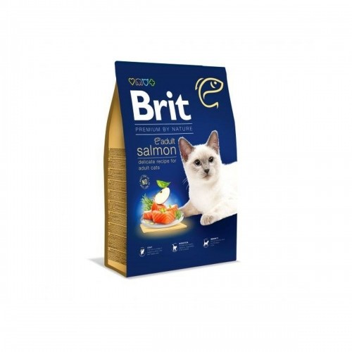 Корм для котов Brit PREMIUM BY NATURE ADULT Для взрослых Лососевый 1,5 Kg image 1