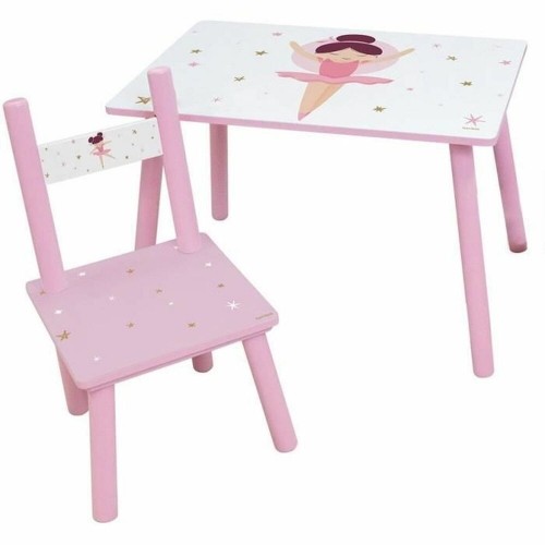 Bērnu galda un krēslu komplekts Fun House Dancer Ballerina Bērnu image 1