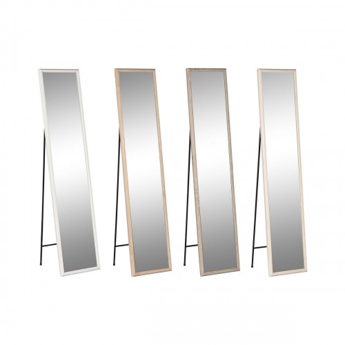 Brīvi stāvošs spogulis Home ESPRIT Balts Brūns Bēšs Pelēks 34 x 3 x 155 cm (4 gb.) image 1