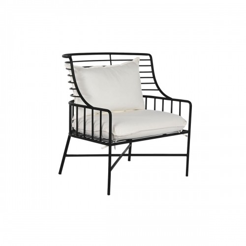 Sēdeklis Home ESPRIT Balts Melns Metāls 70 x 68 x 79 cm image 1