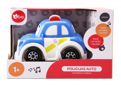bo. Interaktīvā rotaļlieta Policijas Auto (Latviešu val.) image 1
