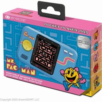 Pārnēsājama Spēļu Konsole My Arcade Pocket Player PRO - Ms. Pac-Man Retro Games Zils