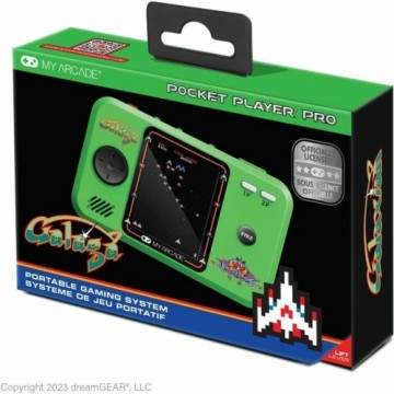 Pārnēsājama Spēļu Konsole My Arcade Pocket Player PRO - Galaga Retro Games Zaļš