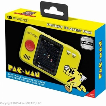 Pārnēsājama Spēļu Konsole My Arcade Pocket Player PRO - Pac-Man Retro Games Dzeltens