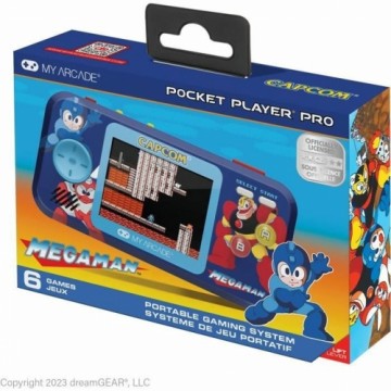 Pārnēsājama Spēļu Konsole My Arcade Pocket Player PRO - Megaman Retro Games Zils