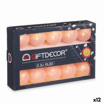 Gift Decor LED gaismu vītne Чаша Rozā 2,3 m (12 gb.)