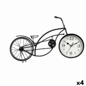 Gift Decor Настольные часы Велосипед Чёрный Металл 42 x 24 x 10 cm (4 штук)