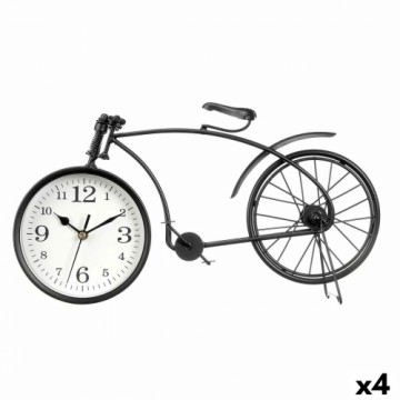 Gift Decor Настольные часы Велосипед Чёрный Металл 38 x 20 x 4 cm (4 штук)
