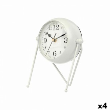 Gift Decor Настольные часы Белый Металл 18 x 21 x 12 cm (4 штук)