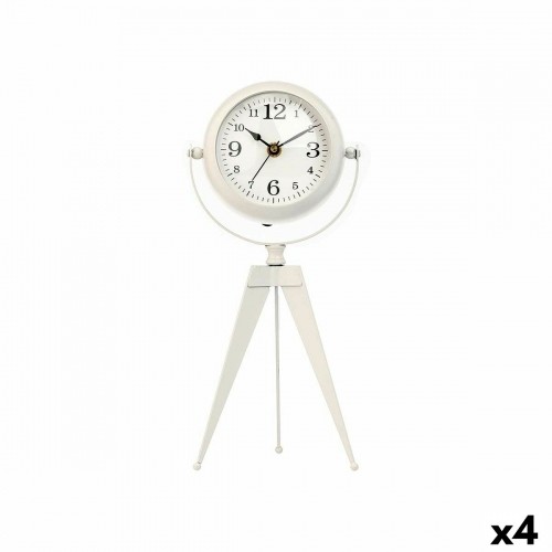 Gift Decor Настольные часы Routerboard Vāks Balts Metāls 12 x 30 x 12 cm (4 gb.) image 1