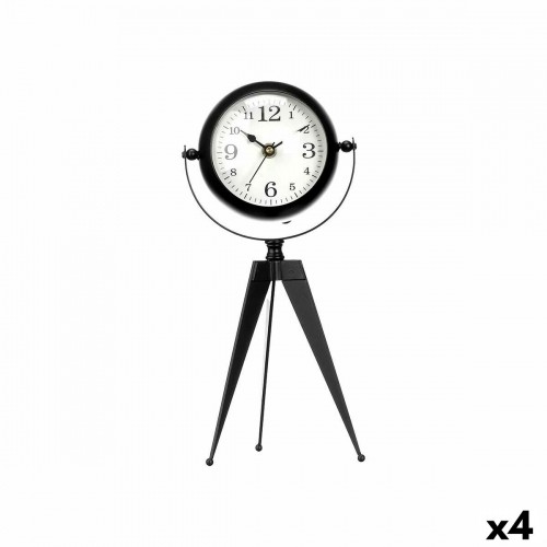Gift Decor Настольные часы Routerboard Vāks Melns Metāls 12 x 30 x 12 cm (4 gb.) image 1