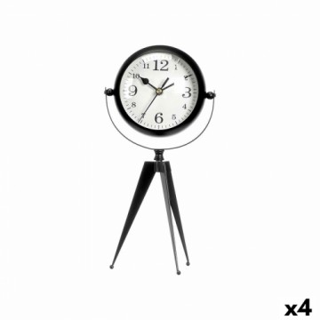 Gift Decor Настольные часы Трипод Чёрный Металл 14 x 30 x 11 cm (4 штук)