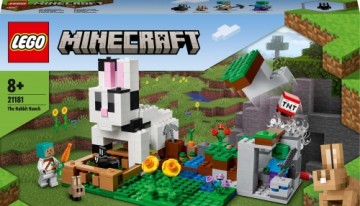 LEGO Minecraft 21181 The Rabbit Ranch Konstruktors