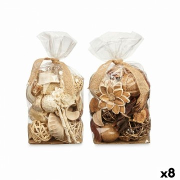 Gift Decor Decorative Potpourri Balts Brūns 19 x 40 x 14 cm (8 gb.)