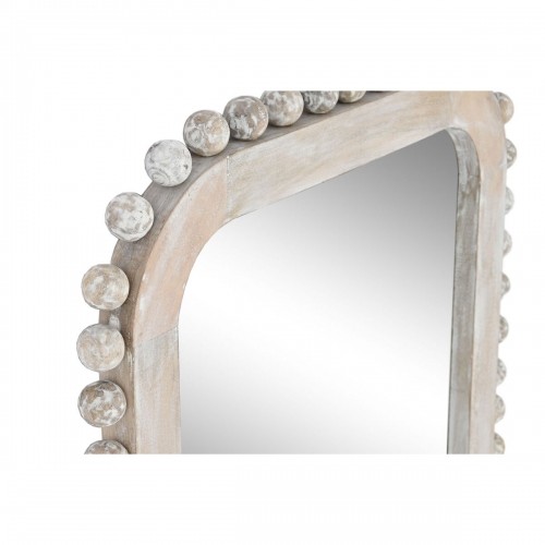 Sienas spogulis Home ESPRIT Balts Mango koks Kails 60 x 2,5 x 90 cm image 4