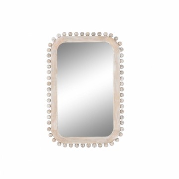 Sienas spogulis Home ESPRIT Balts Mango koks Kails 60 x 2,5 x 90 cm
