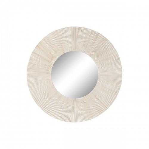 Sienas spogulis Home ESPRIT Balts Koks MDF Indietis Kails 90 x 3,4 x 90 cm image 1