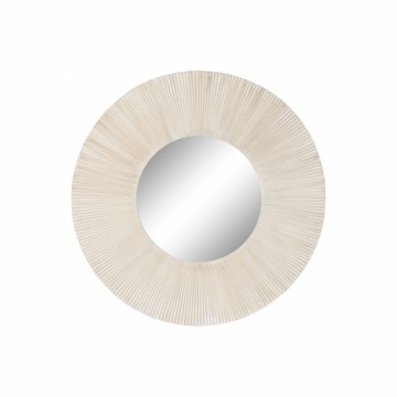 Sienas spogulis Home ESPRIT Balts Koks MDF Indietis Kails 90 x 3,4 x 90 cm