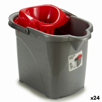 Bigbuy Home Tīrīšanas spainis Ar riteņiem Plastmasa 31 x 31 x 41 cm 15 L (24 gb.)