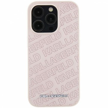 Karl Lagerfeld KLHCP15SPQKPMP iPhone 15 6.1" różowy|pink hardcase Quilted K Pattern