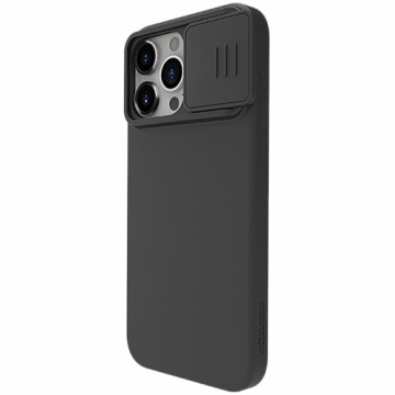 Nillkin CamShield Silky Magnetic Silicone Case for Apple iPhone 15 Pro Max Black