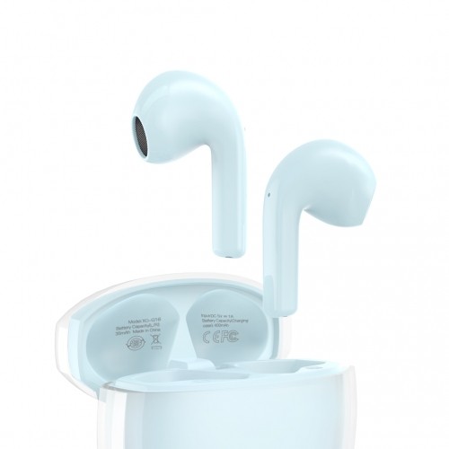 XO Bluetooth earphones G16 TWS blue ENC image 2