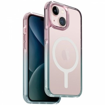 UNIQ etui Combat Duo iPhone 15 6.1" Magclick Charging niebiesko-różowy|pastel sky blue-powder pink