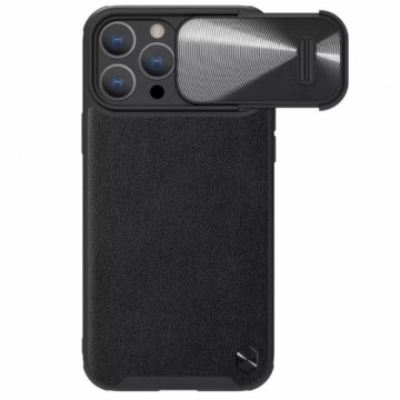 OEM Nillkin CamShield S Leather Case for Iphone 14 Pro Max black