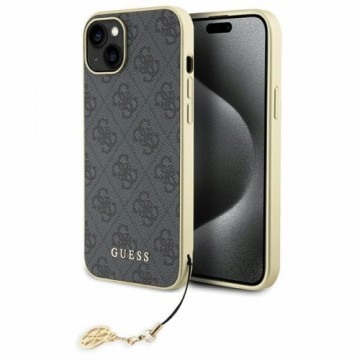 Guess GUHCP15MGF4GGR iPhone 15 Plus 6.7" szary|grey hardcase 4G Charms Collection