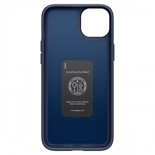 Apple Spigen Thin Fit case for iPhone 15 Plus - blue image 4