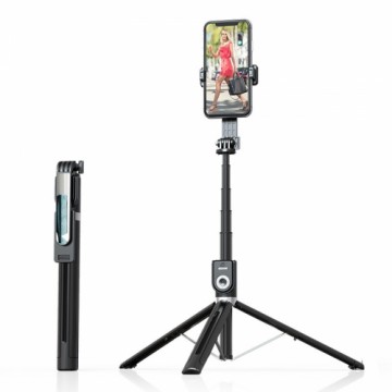 OEM Selfie Stick - with detachable bluetooth remote control and tripod - P81 1,6 metres BLACK