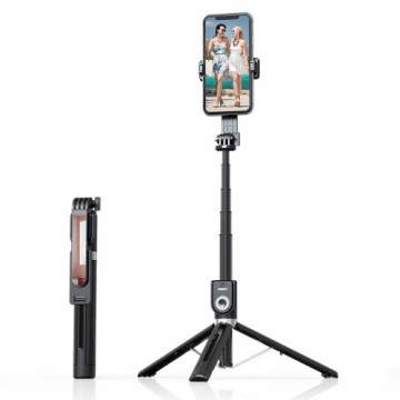 OEM Selfie Stick - with detachable bluetooth remote control and tripod - P80 1,3 metres BLACK