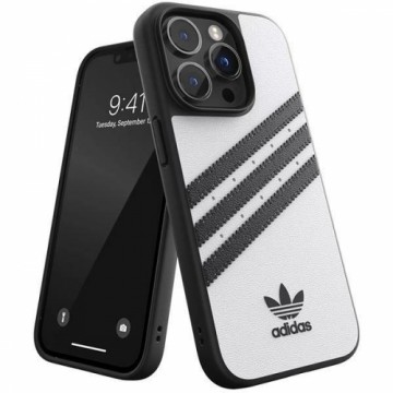 Adidas OR Molded Case PU iPhone 14 Pro 6.1&quot; white-black|white-black 50190