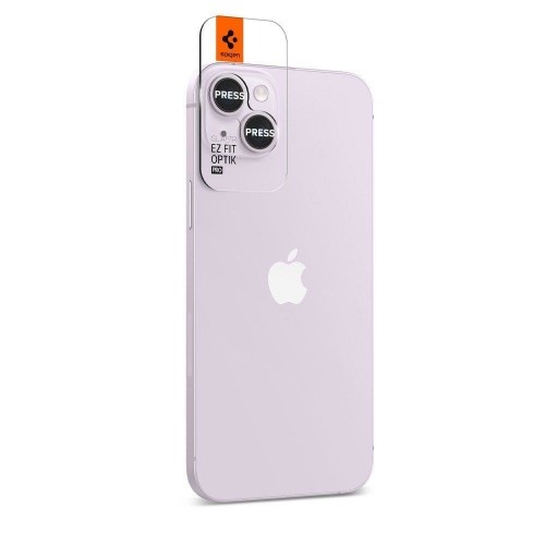 Apple Spigen OPTIK.TR âEZ FITâ CAMERA PROTECTOR 2-PACK IPHONE 14 | 14 PLUS PURPLE image 2