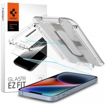 Apple Tempered glass for iPhone 13 | 13 Pro | 14 with Spigen Glas.tR EZ FIT applicator (2 pcs.)