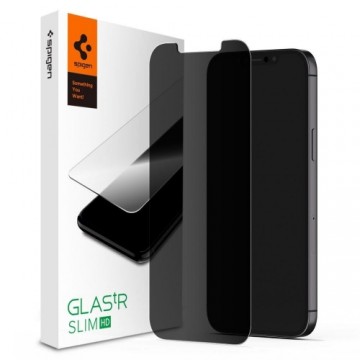 Apple TEMPERED GLASS Spigen GLASS.TR IPHONE 12|12 PRO PRIVACY