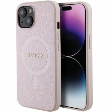 Guess GUHMP15MPSAHMCP iPhone 15 Plus 6.7" różowy|pink hardcase Saffiano MagSafe