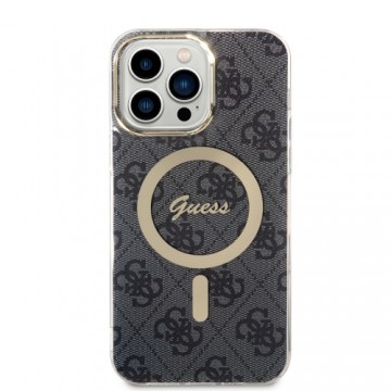 Guess IML 4G MagSafe Case for iPhone 15 Pro Max Black