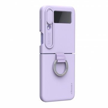 Nillkin CamShield Silky Silicone Case for Samsung Galaxy Z Flip 4 5G Misty Purple