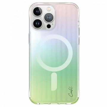 UNIQ etui Coehl Linear iPhone 15 Pro 6.1" Magnetic Charging opal|iridescent